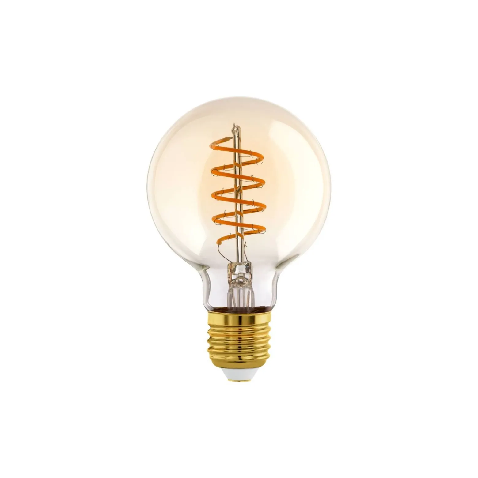 Eglo LED Globe E27 Filament Ambar 8W 806lm - 827 Extra Varm Vit | Dimbar - Ersättare 60W