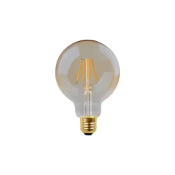 Eglo LED Globe E27 Filament Ambar 4.5W 400lm - 822 Extra Varm Vit | 3-Stegs Dimbar - Ersättare 40W