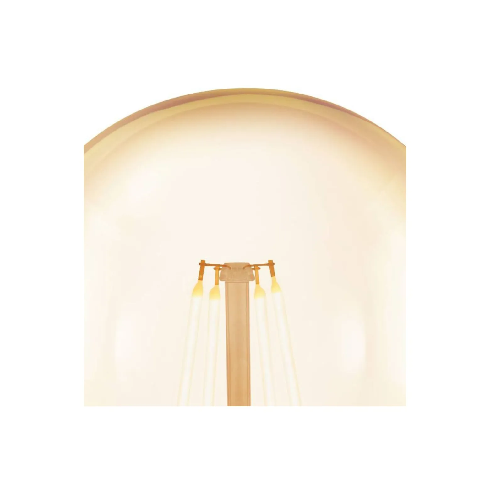 Eglo LED Globe E27 Filament Ambar 4.5W 400lm - 822 Extra Varm Vit | 3-Stegs Dimbar - Ersättare 40W