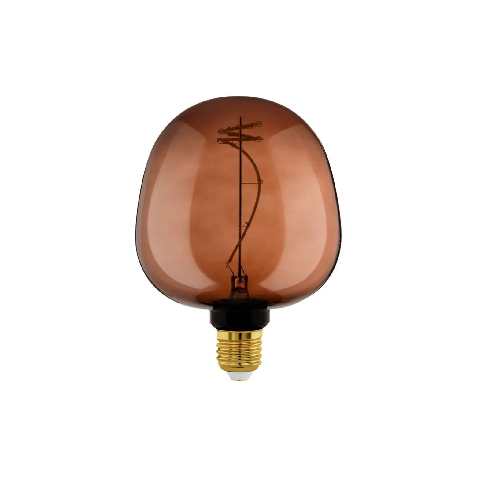 Eglo LED Globe E27 Filament Guld 4W 40lm - 820 Extra Varm Vit | Dimbar - Ersättare 15W