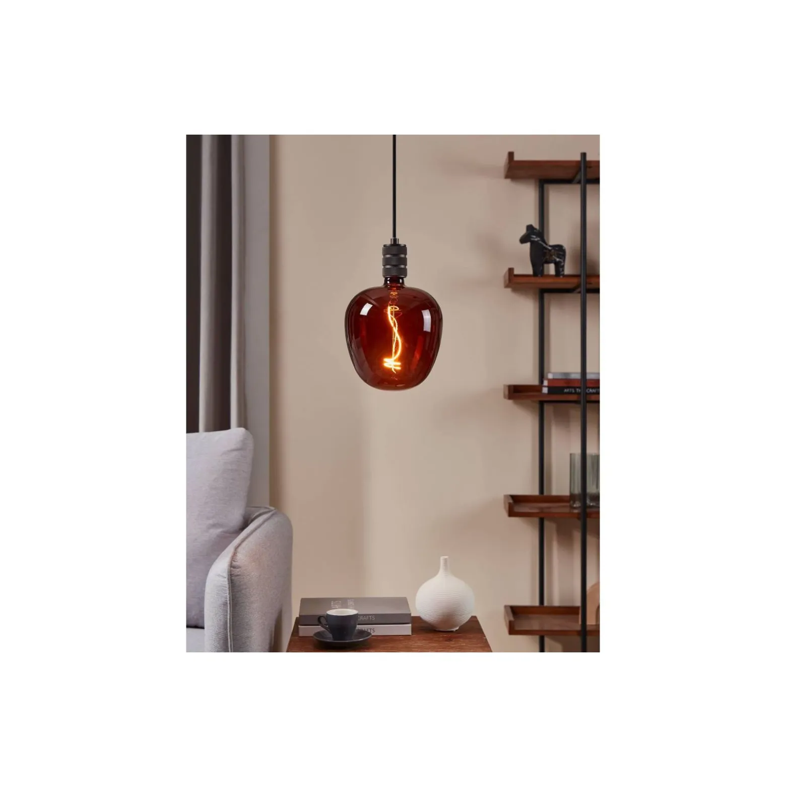 Eglo LED Globe E27 Filament Guld 4W 40lm - 820 Extra Varm Vit | Dimbar - Ersättare 15W