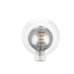 Eglo LED Globe E27 Filament Smokey 2W 80lm - 820 Extra Varm Vit | Dimbar - Ersättare 15W