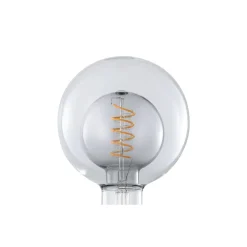 Eglo LED Globe E27 Filament Smokey 2W 80lm - 820 Extra Varm Vit | Dimbar - Ersättare 15W