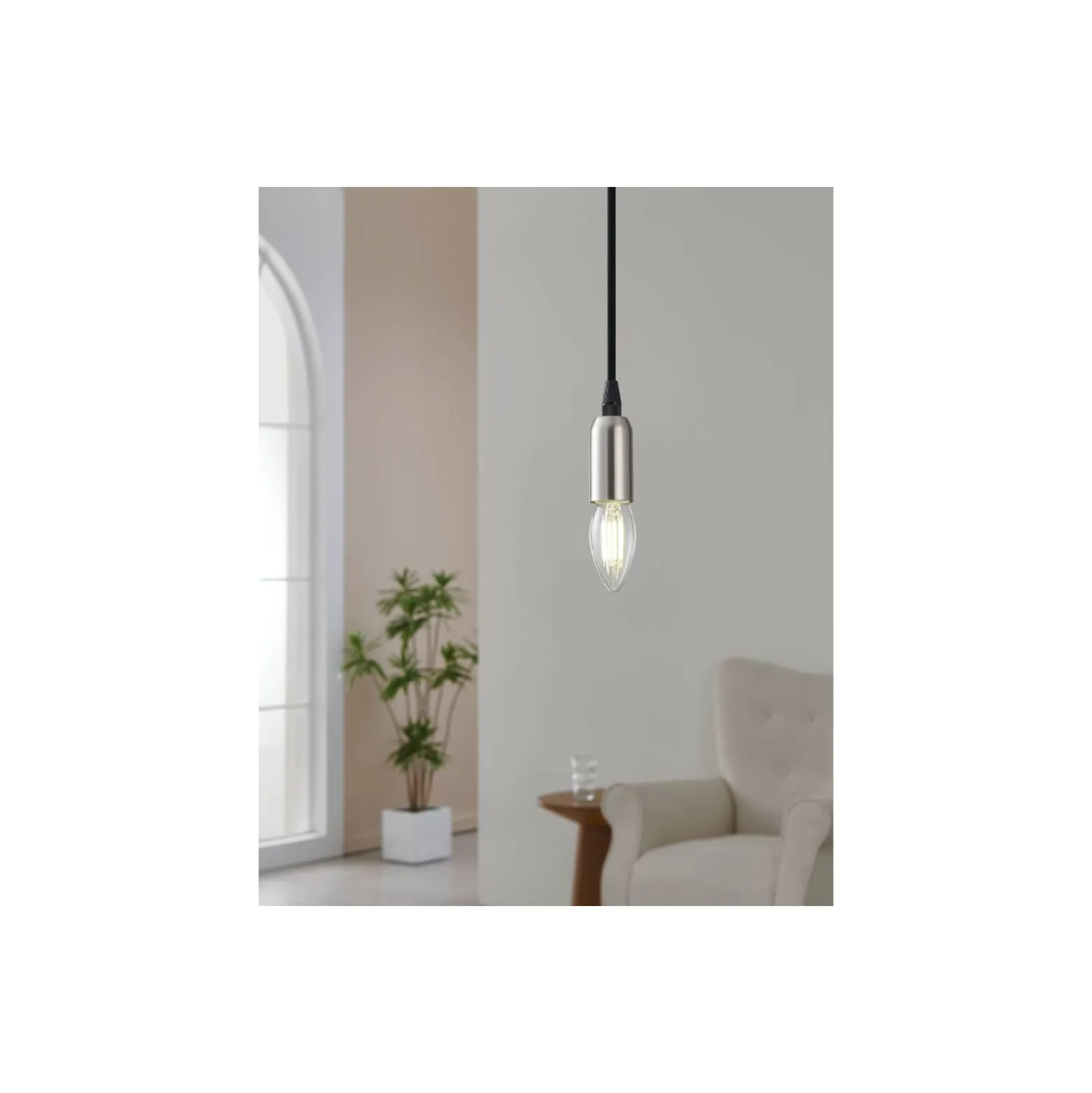 Eglo LED Kronljus E14 Filament Klar 2.2W 470lm - 830 Varm Vit | Ersättare 40W