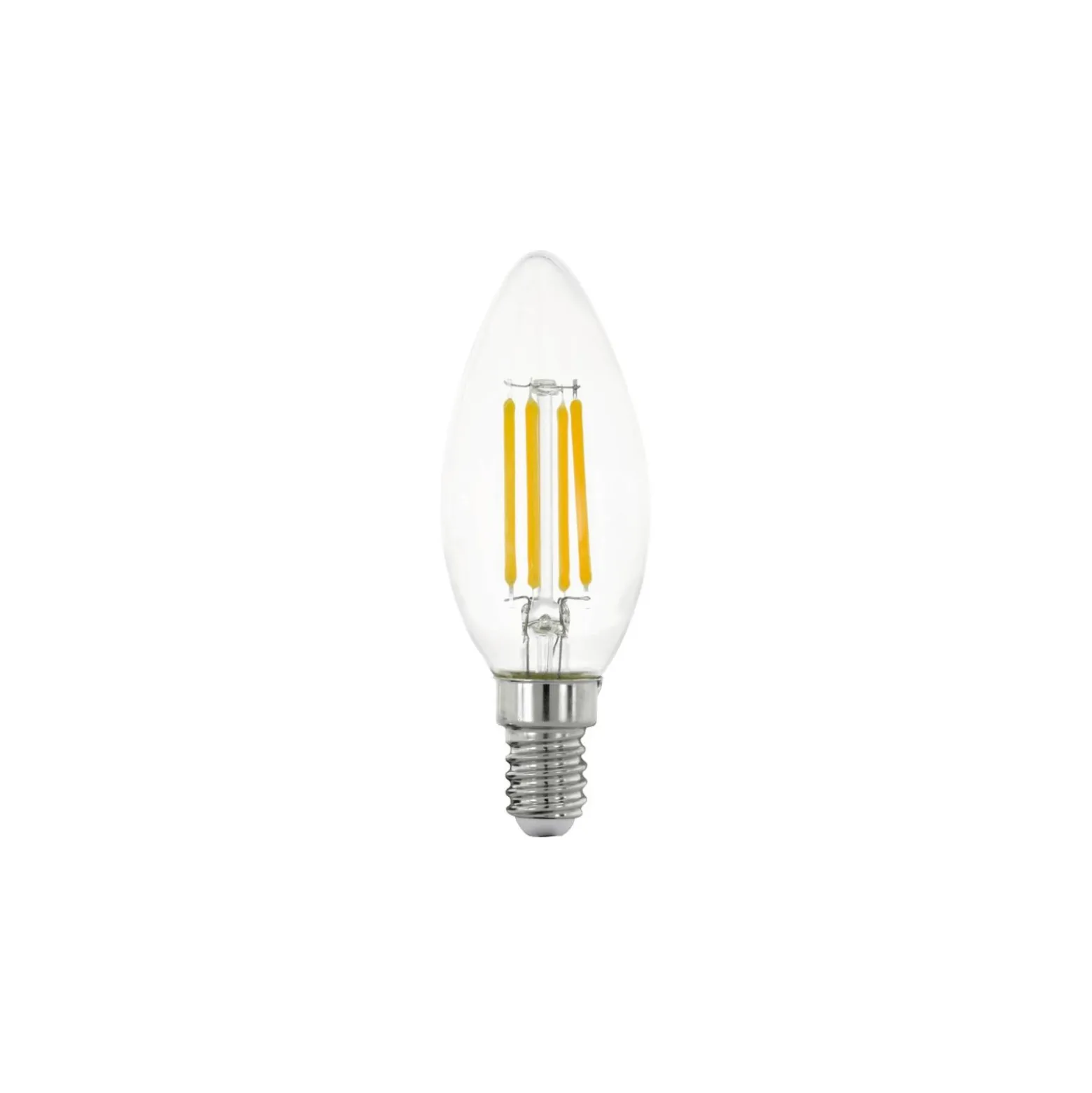 Eglo LED Kronljus E14 Filament Klar 2.2W 470lm - 830 Varm Vit | Ersättare 40W