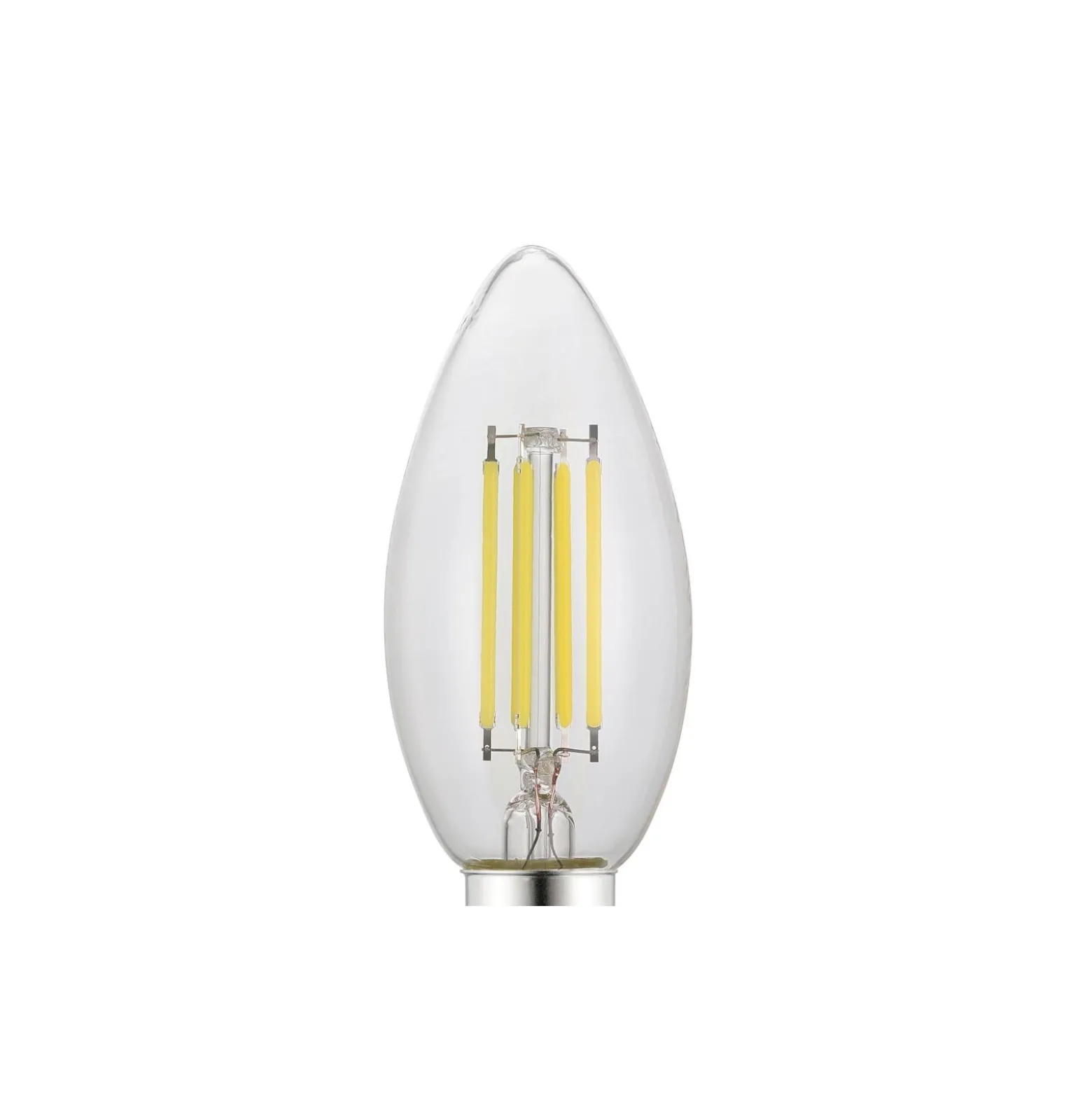 Eglo LED Kronljus E14 Filament Klar 2.2W 470lm - 830 Varm Vit | Ersättare 40W