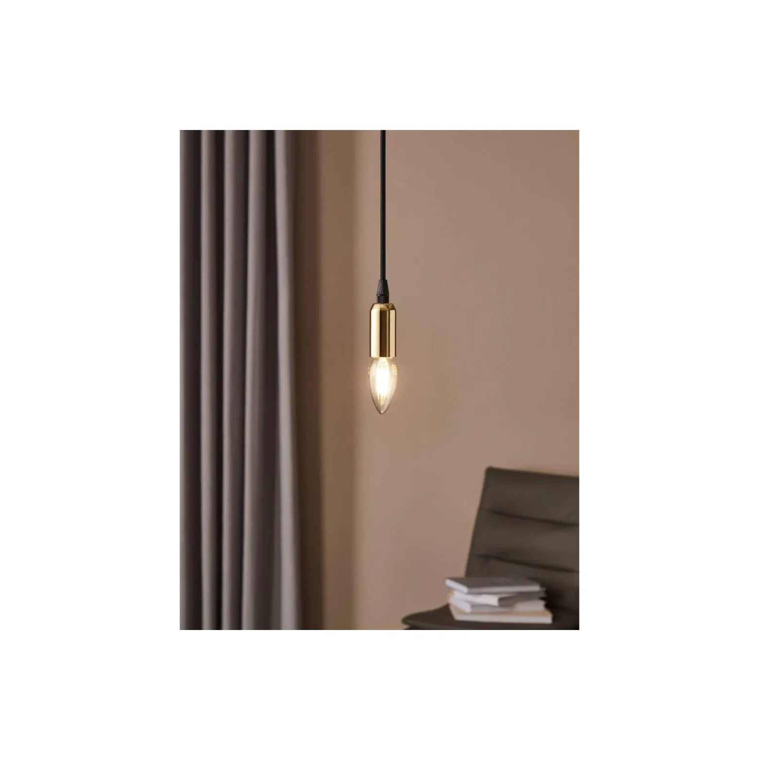 Eglo LED Kronljus E14 Filament Klar 4.5W 470lm - 827 Extra Varm Vit | Dimbar - Ersättare 40W
