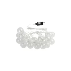 Eglo LED Ljusslinga Partaj Vit 4.5M 830 Varm Vit | incl. 16 Ljus-källor