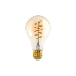 Eglo LED Päron E27 Filament Ambar 8W 806lm - 827 Extra Varm Vit | Dimbar - Ersättare 60W