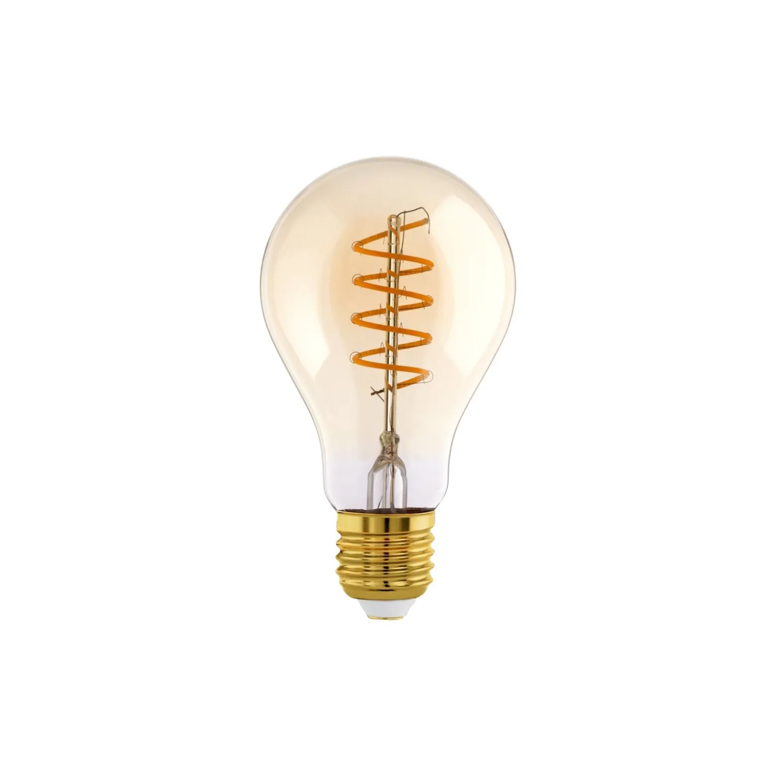 Eglo LED Päron E27 Filament Ambar 8W 806lm - 827 Extra Varm Vit | Dimbar - Ersättare 60W