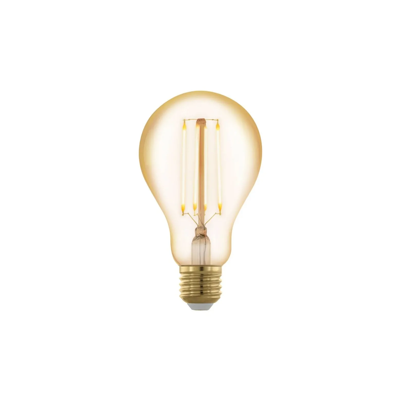 Eglo LED Päron E27 Filament Ambar 4.5W 400lm - 822 Extra Varm Vit | 3-Stegs Dimbar - Ersättare 40W