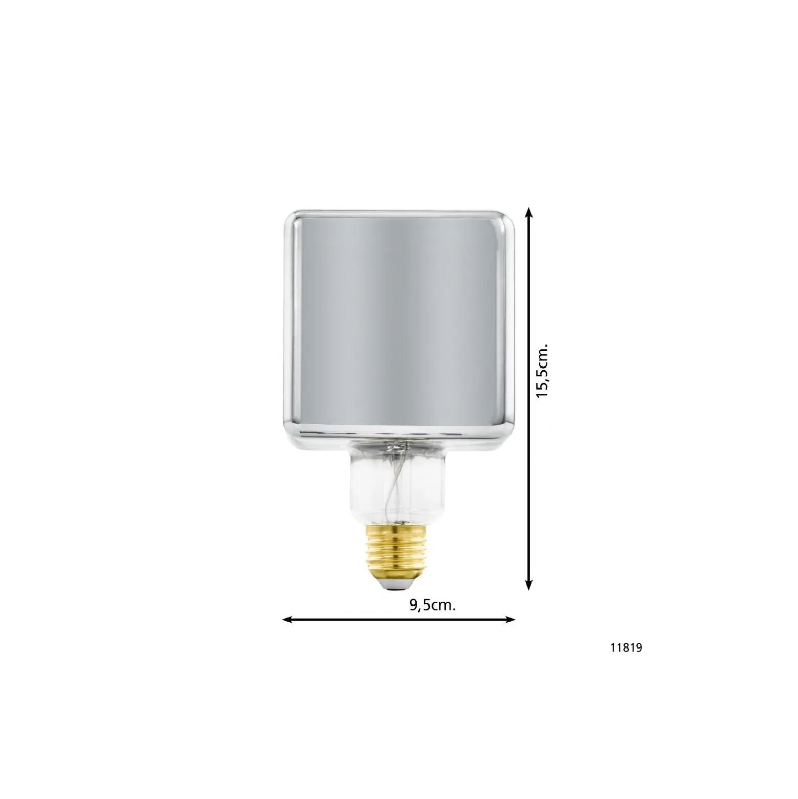 Eglo LED Special E27 Filament Smokey 4W 50lm - 817 Extra Varm Vit | Dimbar - Ersättare 15W