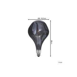 Eglo LED Special E27 Filament Smokey 4W 70lm - 818 Extra Varm Vit | Dimbar - Ersättare 25W