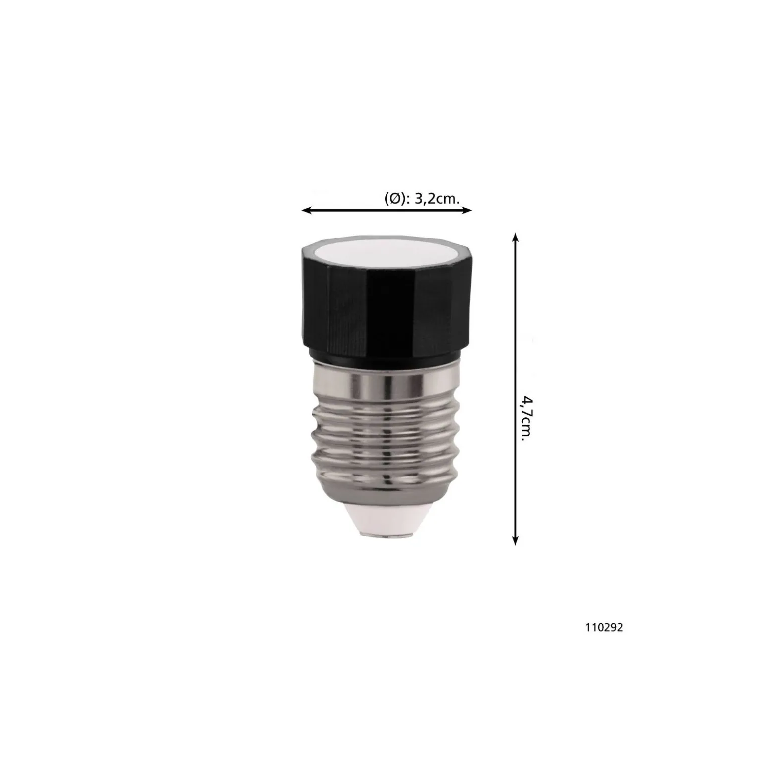 Eglo LED Spot E27 Matt 3.5W 180lm - 822 Extra Varm Vit | Dimbar - Ersättare 15W