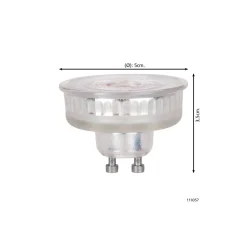 Eglo LED Spot GU10 PAR16 4W 400lm 38D - 827 Extra Varm Vit | Dimbar - Ersättare 57W