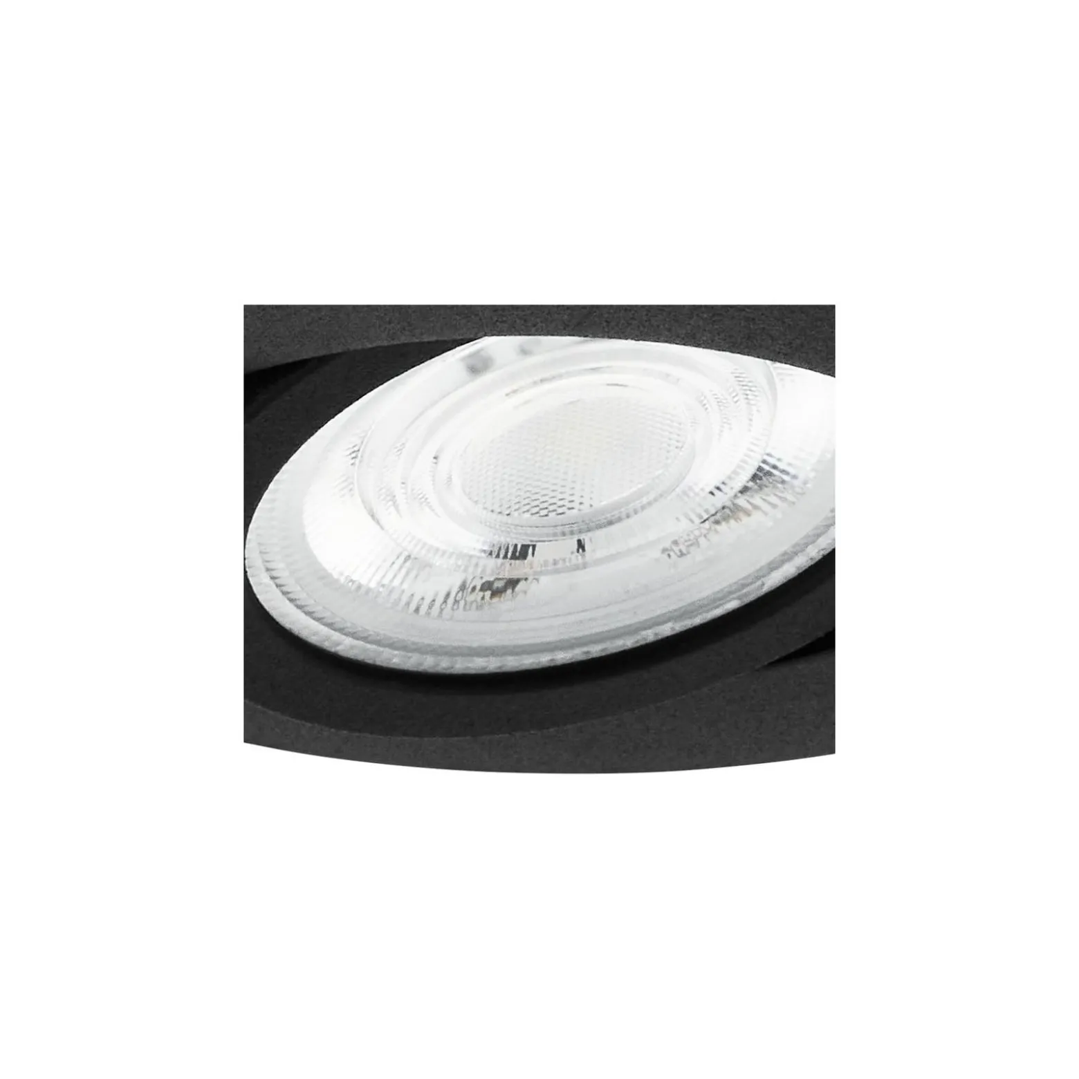 Eglo LED Spot Saliceto-Z Aluminium Svart 4.7W 440lm - 827-865 Justerbar Vit + RGB | 88mm - Utskärning 68mm - IP20 - Zigbee Dimbar