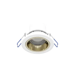 Eglo LED Spot Yebra-Z Plast Guld 4.9W 490lm - 827-865 Justerbar Vit + RGB | 87mm - Utskärning 68mm - IP20 - Zigbee Dimbar