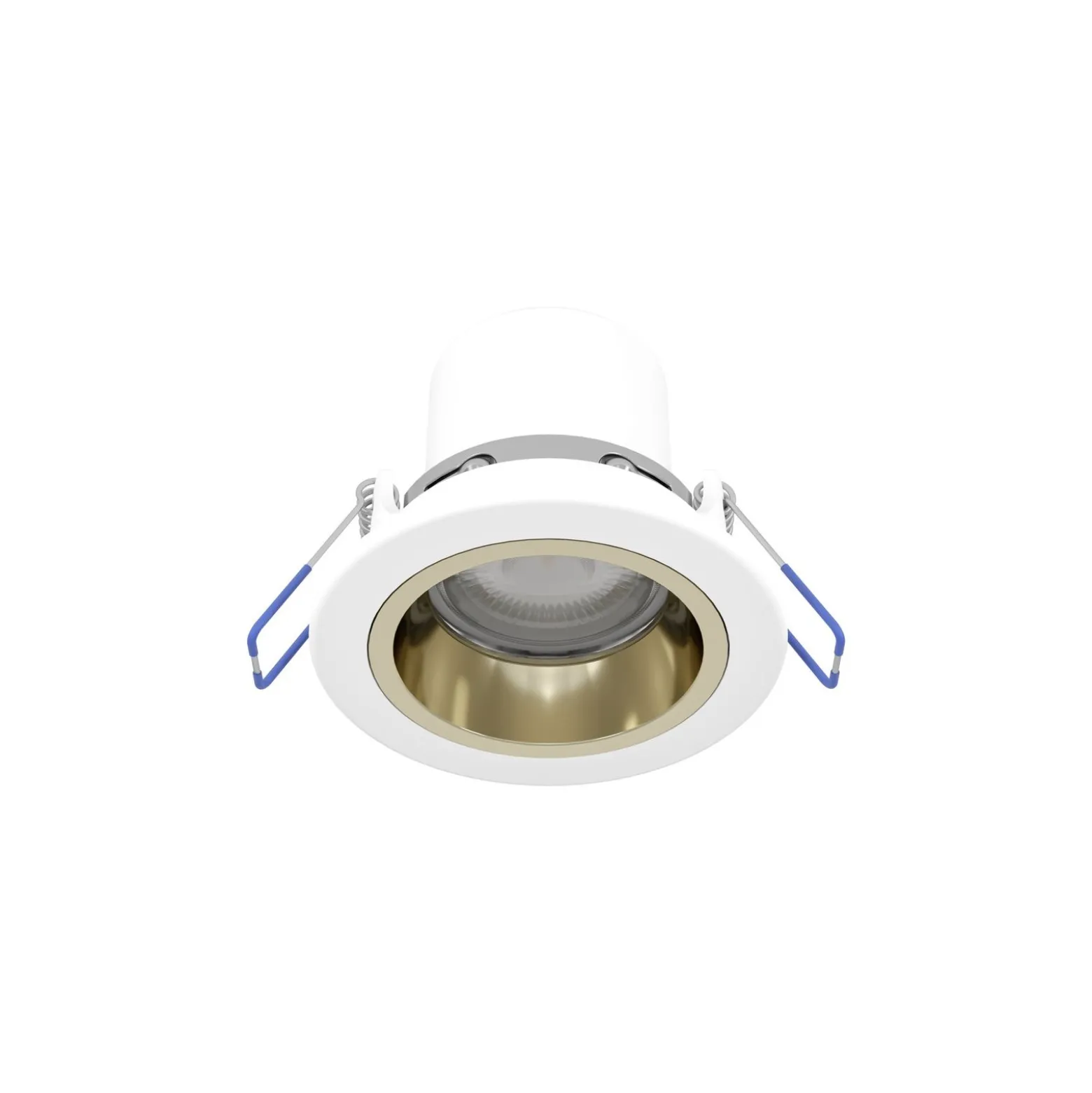 Eglo LED Spot Yebra-Z Plast Guld 4.9W 490lm - 827-865 Justerbar Vit + RGB | 87mm - Utskärning 68mm - IP20 - Zigbee Dimbar