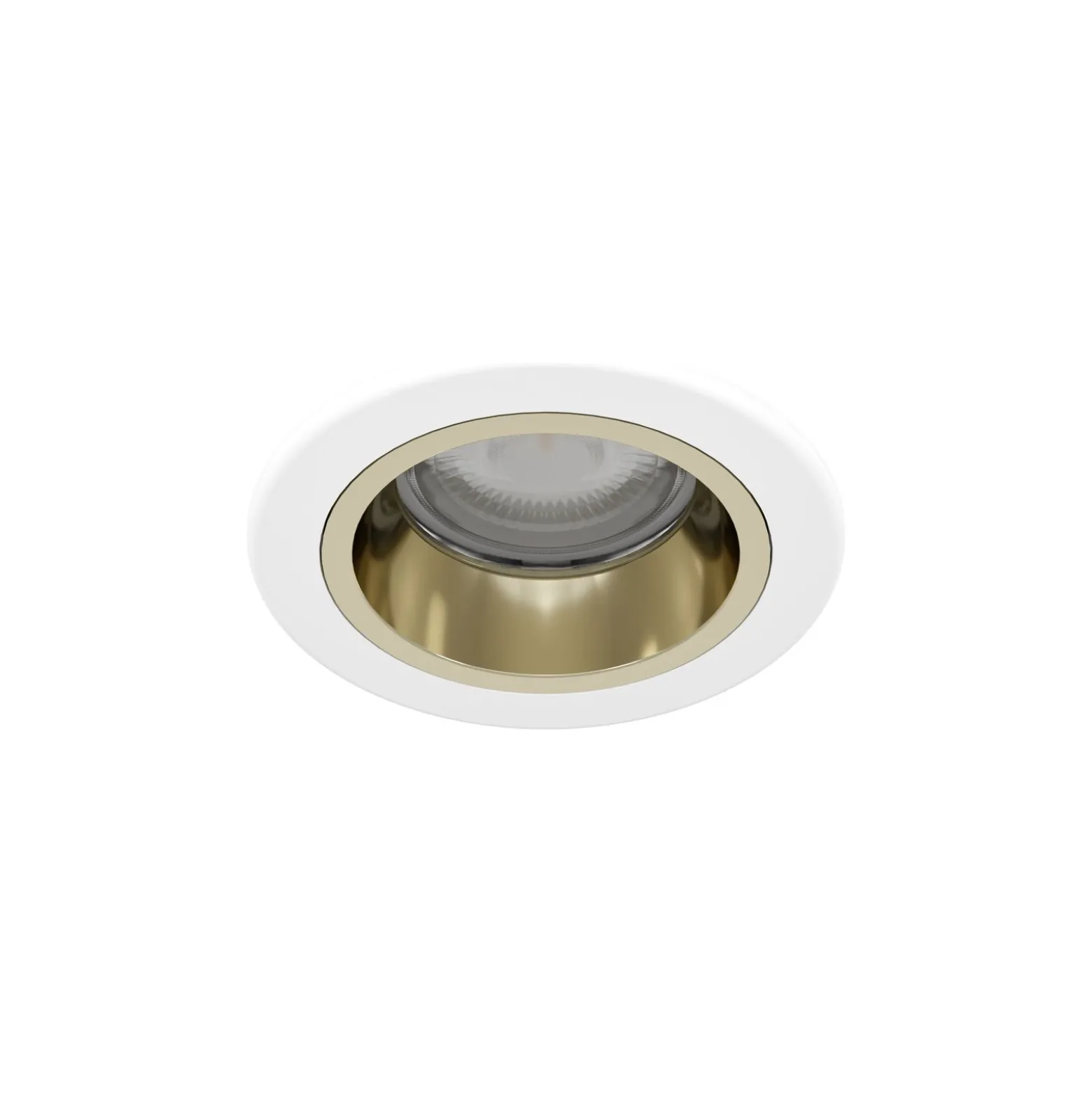 Eglo LED Spot Yebra-Z Plast Guld 4.9W 490lm - 827-865 Justerbar Vit + RGB | 87mm - Utskärning 68mm - IP20 - Zigbee Dimbar