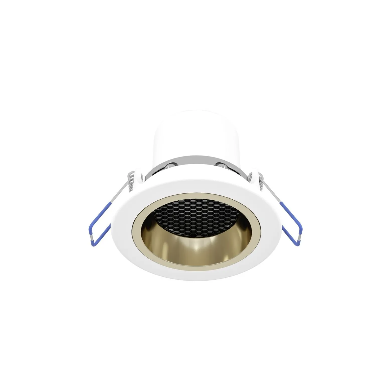 Eglo LED Spot Yebra-Z Plast Guld 4.9W 490lm - 827-865 Justerbar Vit + RGB | 87mm - Utskärning 68mm - IP20 - Zigbee Dimbar