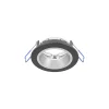 Eglo LED Spot Yebra-Z Plast Svart Silver 4.9W 490lm - 827-865 Justerbar Vit + RGB | 87mm - Utskärning 68mm - IP20 - Zigbee Dimbar