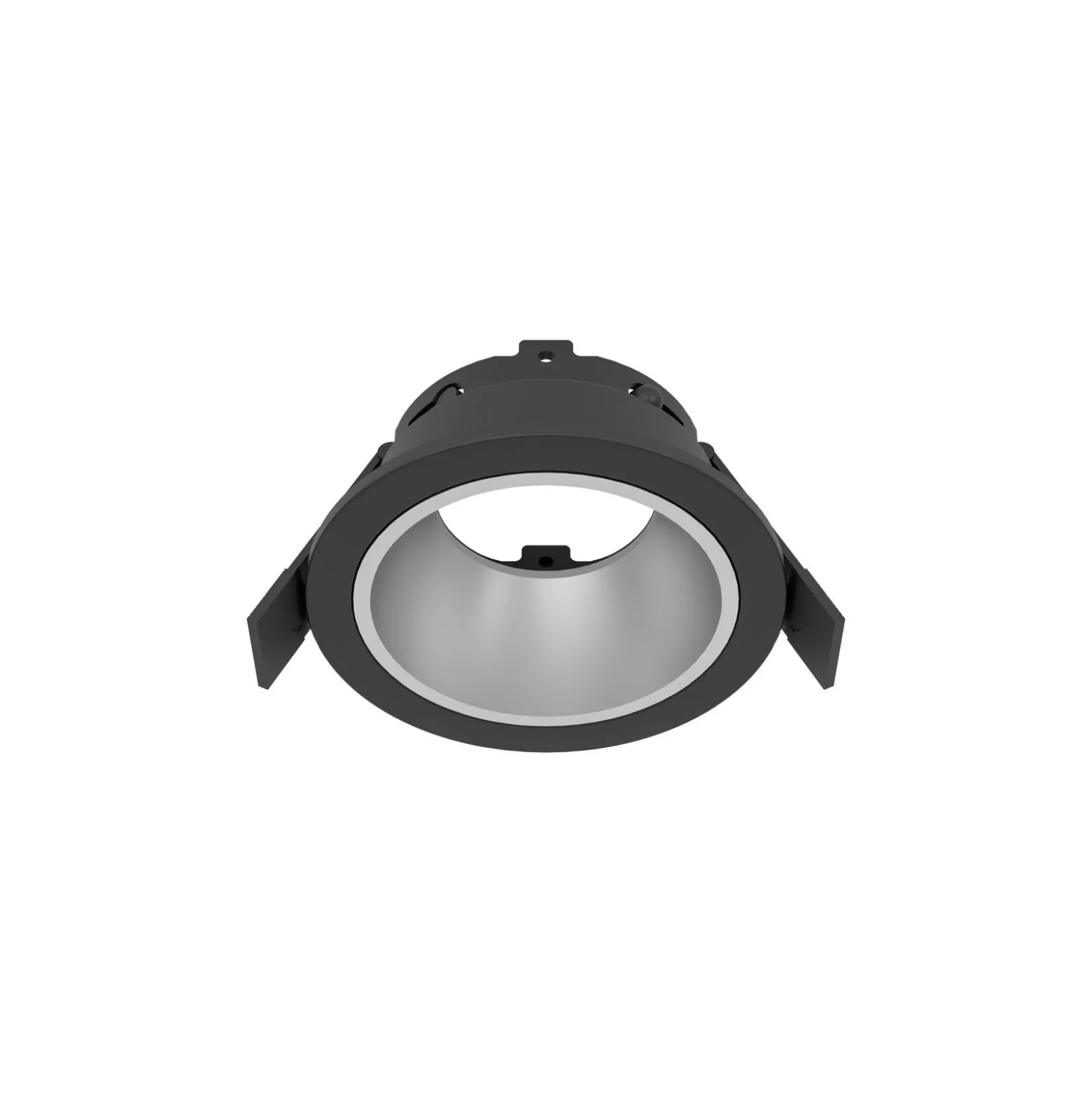 Eglo LED Spot Yebra-Z Plast Svart Silver 4.9W 490lm - 827-865 Justerbar Vit + RGB | 87mm - Utskärning 68mm - IP20 - Zigbee Dimbar