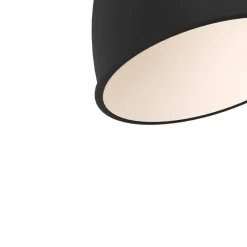 Eglo LED Vägglampa San Peri 1 Stål Svart Vit 2.8W 250lm - 830 Varm Vit | Passande För 3x GU10