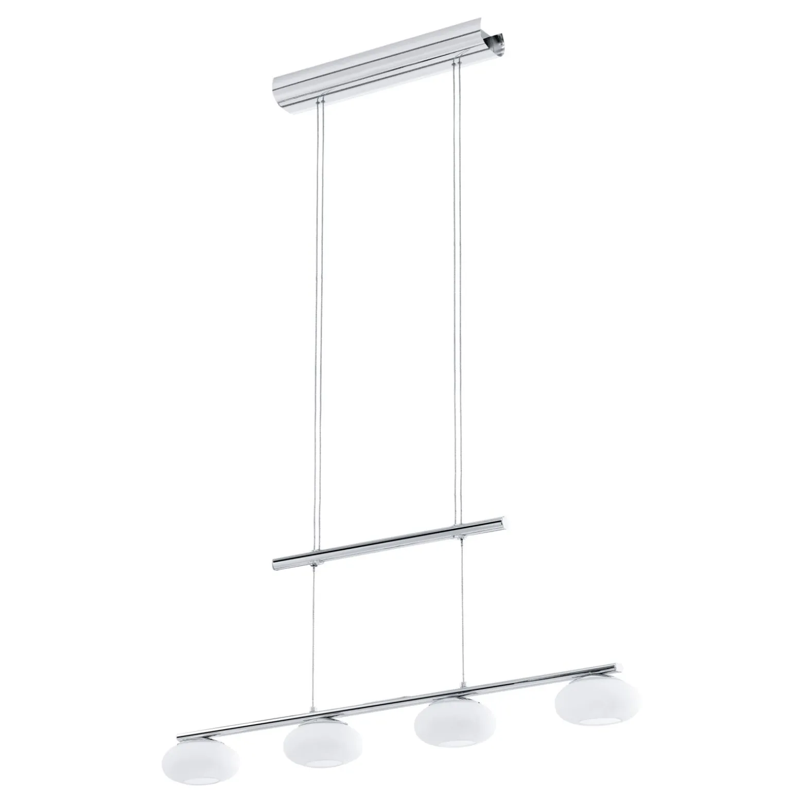 Eglo Pendellampa Aleandro 1 Stål Krom 4W 500lm - 830 Varm Vit | Dimbar