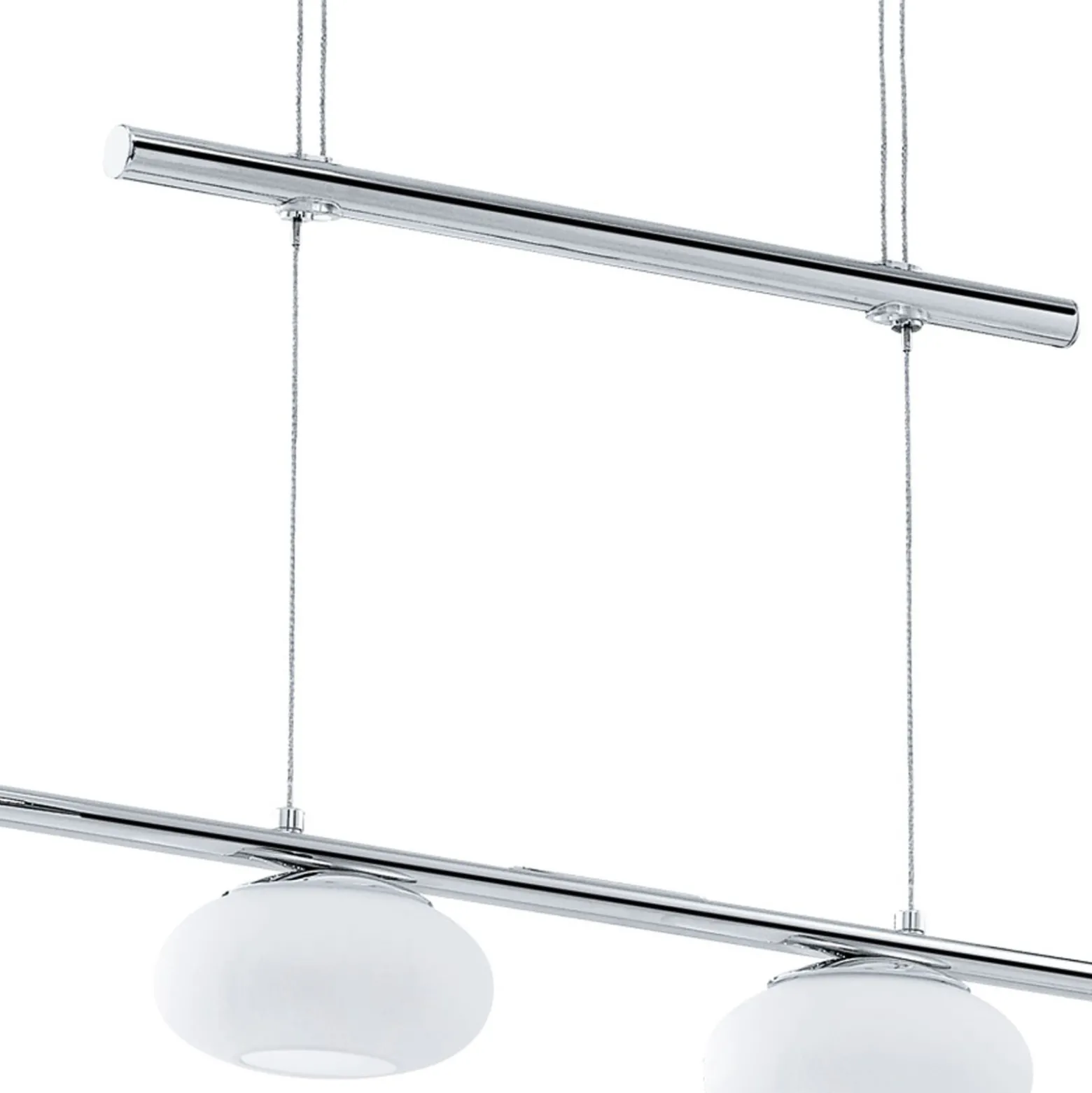 Eglo Pendellampa Aleandro 1 Stål Krom 4W 500lm - 830 Varm Vit | Dimbar