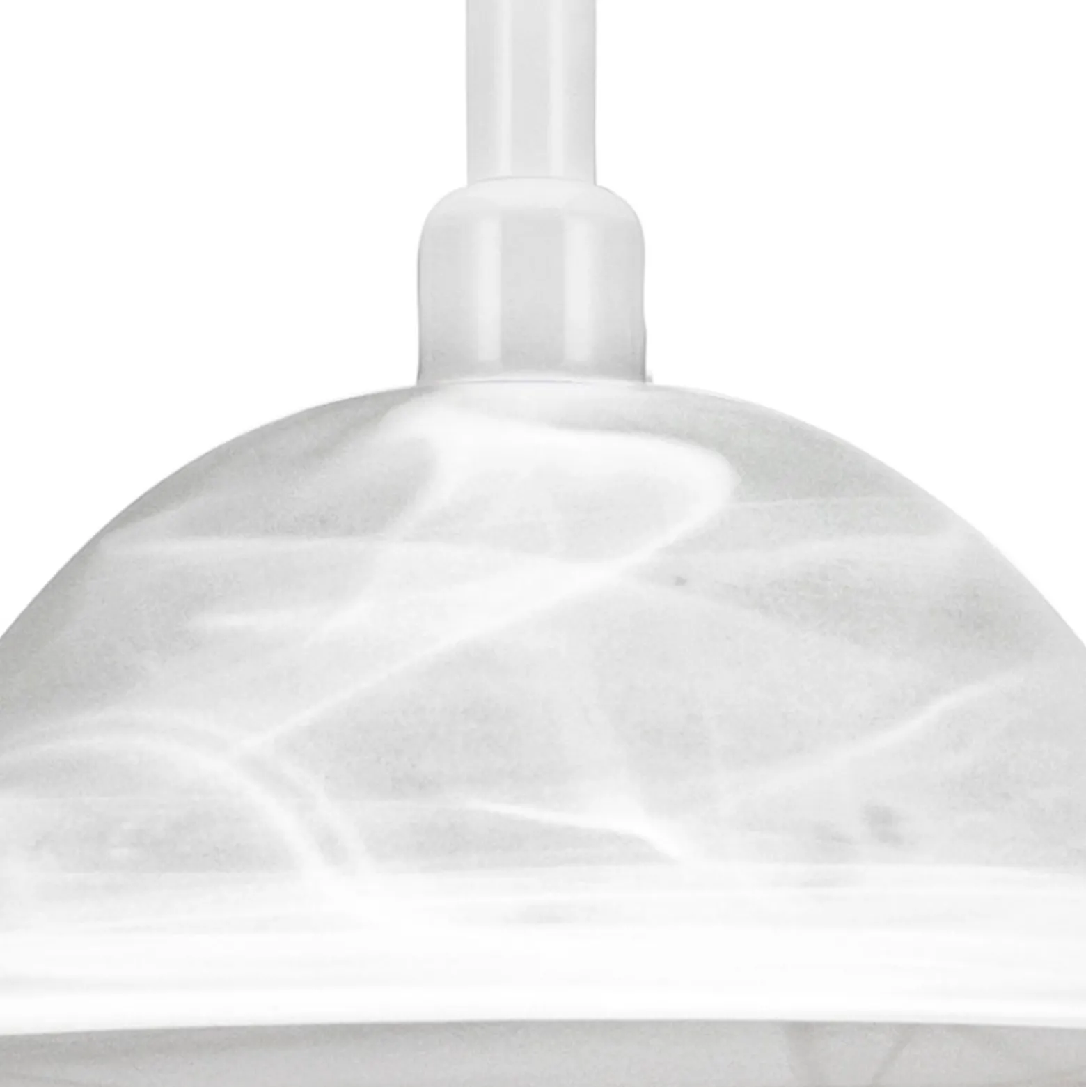 Eglo Pendellampa Alessandra Plast Vit | 380mm - Passande För 1x E27