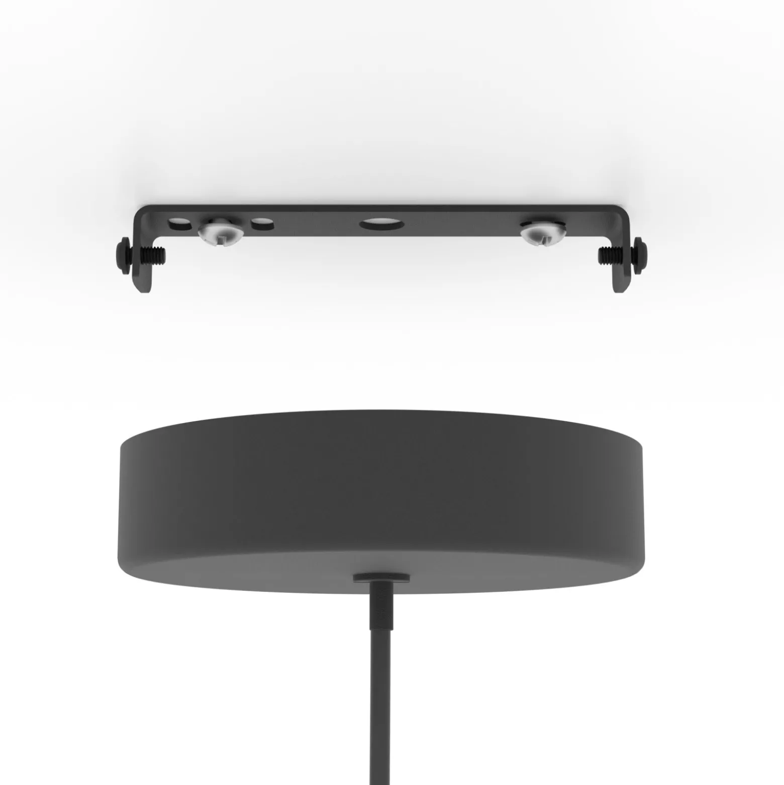 Eglo Pendellampa Almudaina Stål Svart 5W 480lm - 830 Varm Vit | 40mm