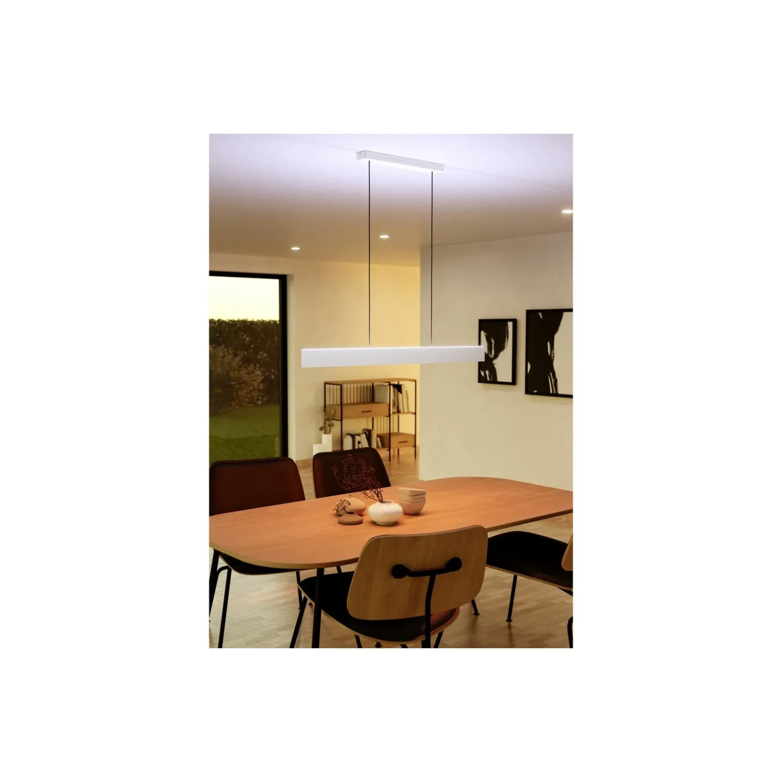 Eglo Pendellampa Andreas-Z Stål Grå 19W 2300lm - 827-865 Justerbar Vit + RGB | IP20 - Zigbee Dimbar