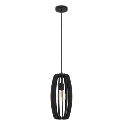 Eglo Pendellampa Bajazzara Stål Svart | 260mm - Passande För 1x E27