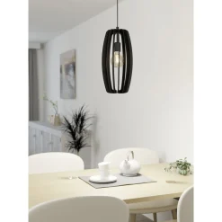 Eglo Pendellampa Bajazzara Stål Svart | 260mm - Passande För 1x E27