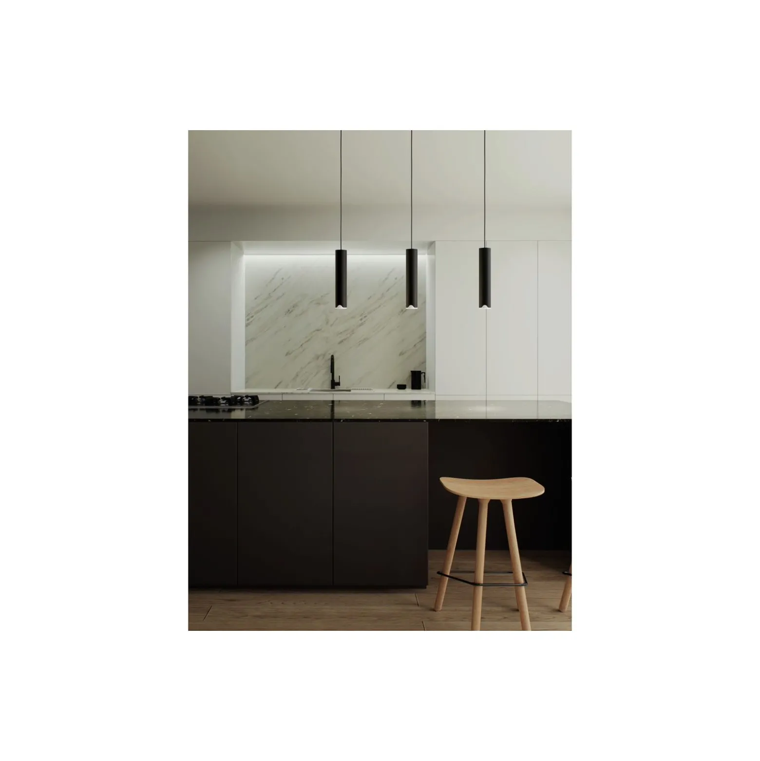 Eglo Pendellampa Balamorta-Z Stål Svart 3.7W 500lm - 827-865 Justerbar Vit + RGB | IP20 - Zigbee Dimbar