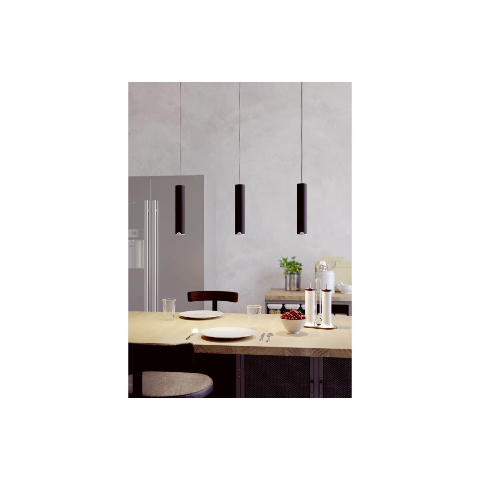 Eglo Pendellampa Balamorta-Z Stål Svart 3.7W 500lm - 827-865 Justerbar Vit + RGB | IP20 - Zigbee Dimbar