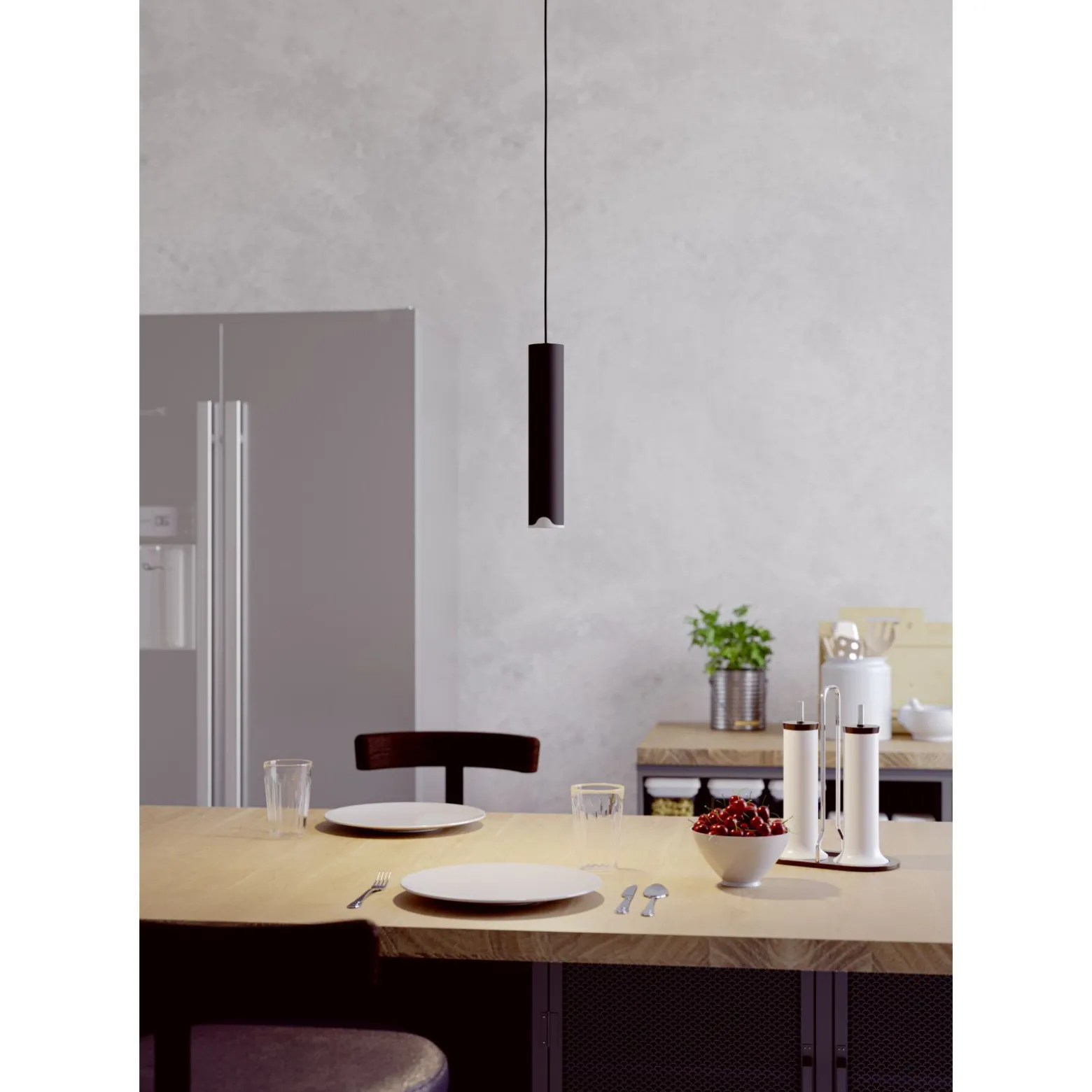 Eglo Pendellampa Balamorta-Z Stål Svart 3W 500lm - 827-865 Justerbar Vit | 55mm - Dimbar