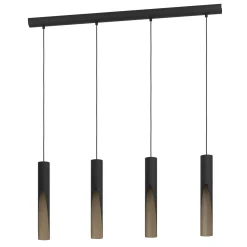 Eglo Pendellampa Barbotto Stål Svart 4W 345lm - 830 Varm Vit