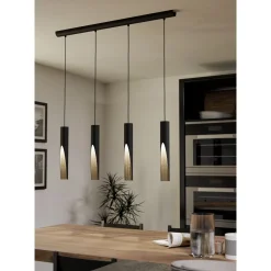 Eglo Pendellampa Barbotto Stål Svart 4W 345lm - 830 Varm Vit