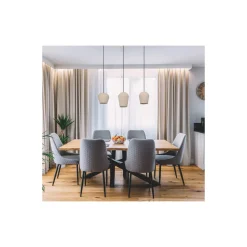 Eglo Pendellampa Cambaito Stål Slipad | IP20 - Passande för 3x E27
