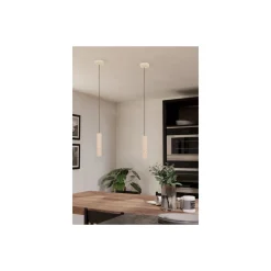 Eglo Pendellampa Caminia Stål Slipad 4.7W 345lm - 830 Varm Vit | IP20 - Inkl. 1x GU10