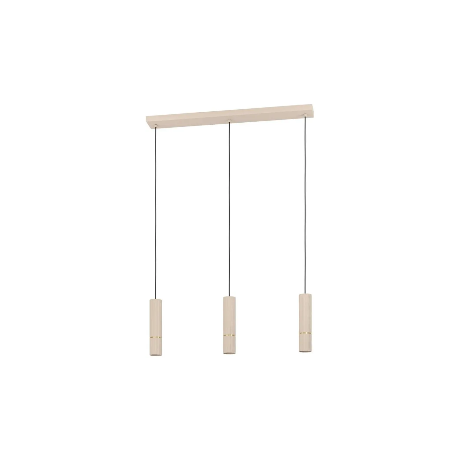 Eglo Pendellampa Caminia Stål Slipad 3x4.7W 3x345lm - 830 Varm Vit | IP20 - Inkl. 3x GU10