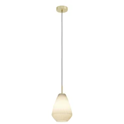 Eglo Pendellampa Caprarola Stål Guld | 200mm - Passande För 1x E27