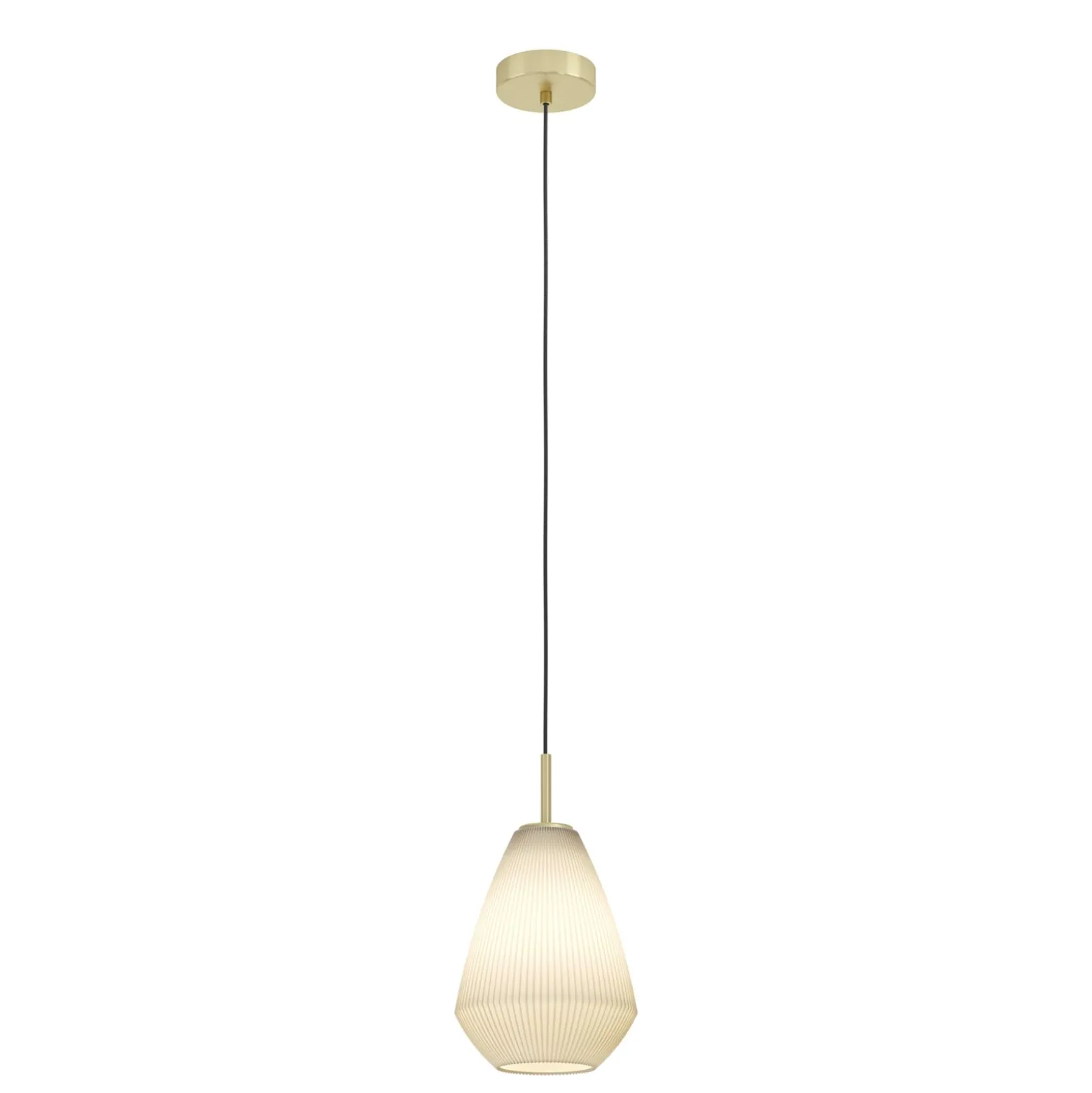 Eglo Pendellampa Caprarola Stål Guld | 200mm - Passande För 1x E27