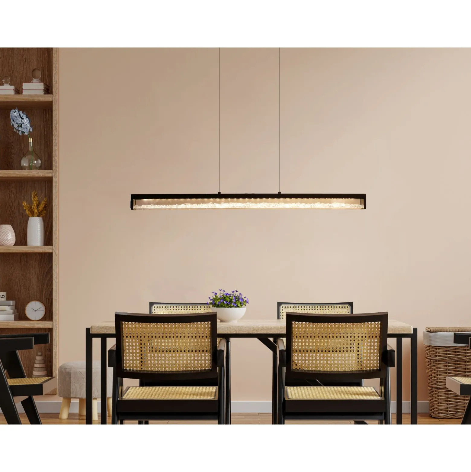 Eglo Pendellampa Cardito Aluminium Svart 6W 570lm - 827-850 Justerbar Vit | Dimbar