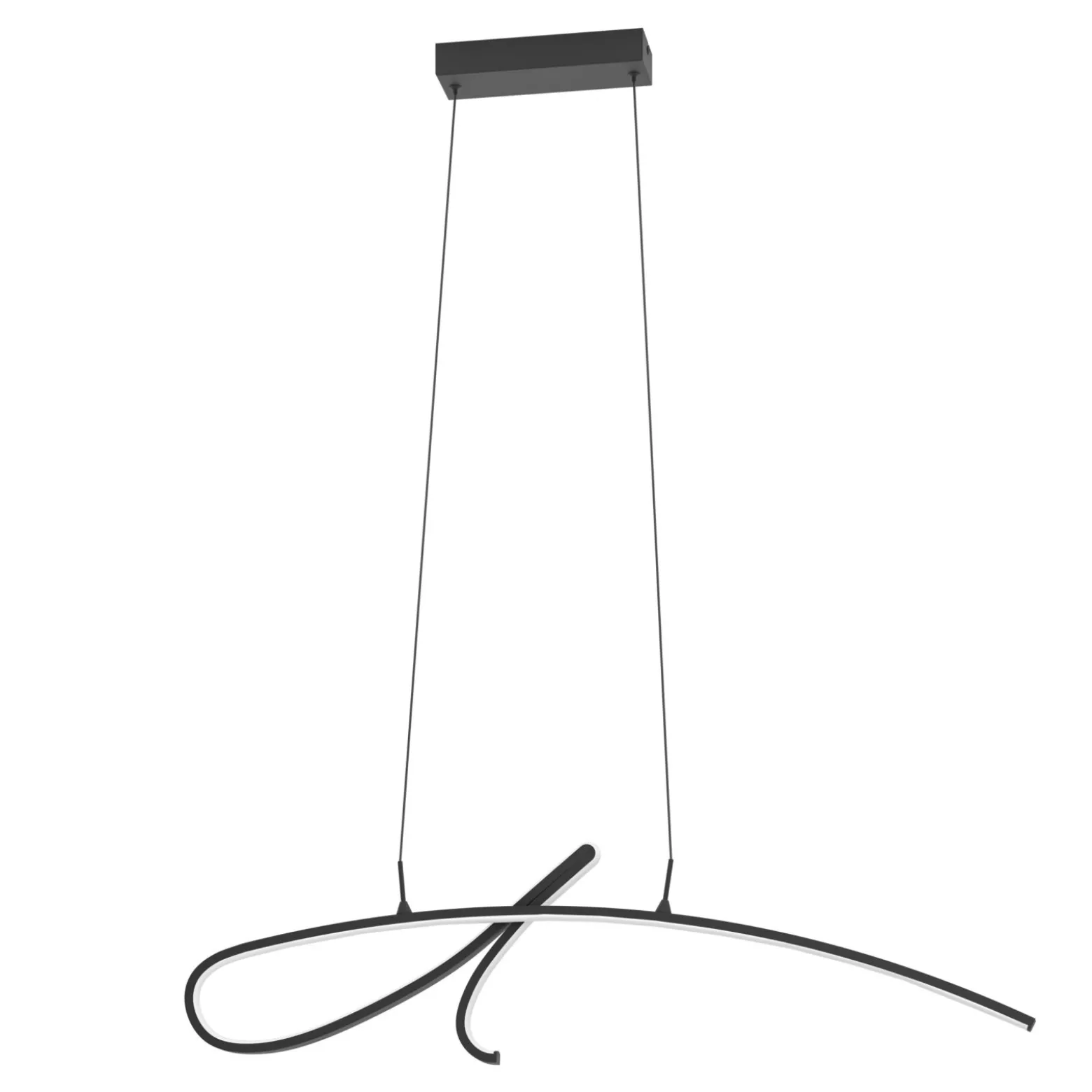 Eglo Pendellampa Cardoncito Stål Svart 20W 2400lm - 827-865 Justerbar Vit