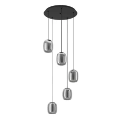 Eglo Pendellampa Ciampino Stål Svart | 540mm - Passande För 5x E27
