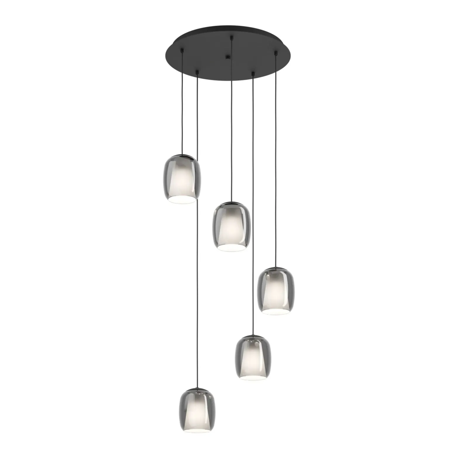 Eglo Pendellampa Ciampino Stål Svart | 540mm - Passande För 5x E27