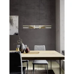 Eglo Pendellampa Colmeal Stål Guld 21W 2500lm - 830 Varm Vit
