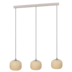 Eglo Pendellampa Cominio Stål Beige | Passande För 3x E27